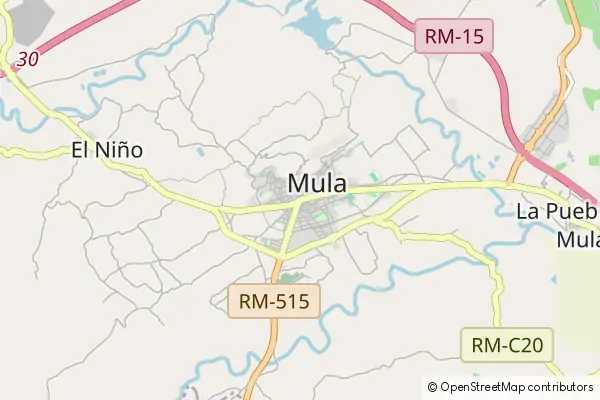 Mapa Mula