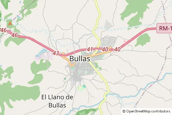 Mapa Bullas