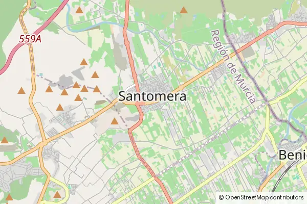 Mapa Santomera