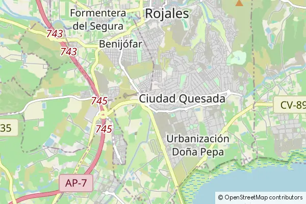 Mapa Ciudad Quesada