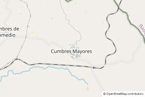 Mapa Cumbres Mayores