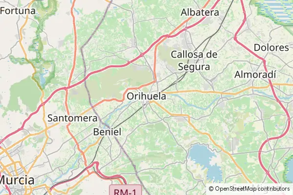 Mapa Orihuela