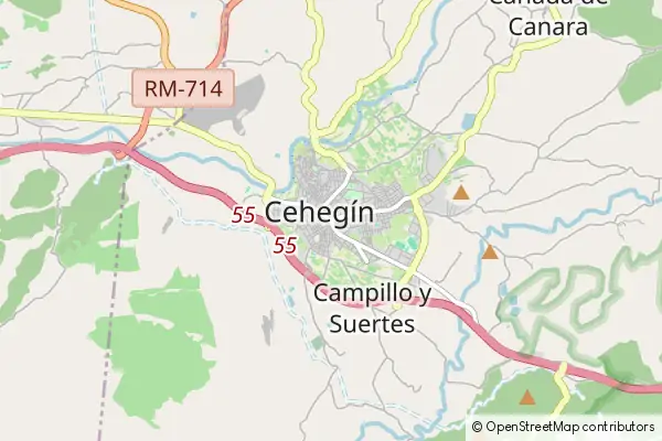 Mapa Cehegín