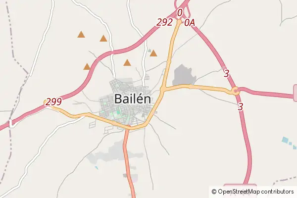 Mapa Bailén