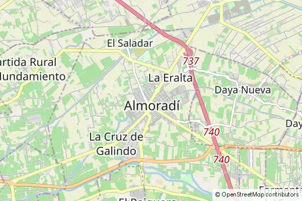 Mapa Almoradí