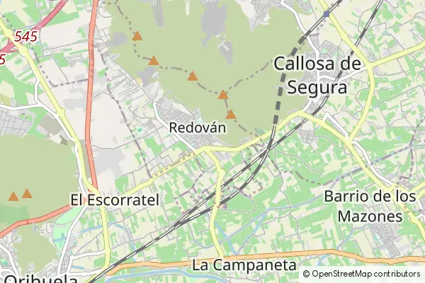 Mapa Redován