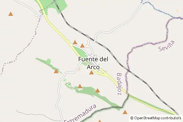 Mapa Fuente del Arco