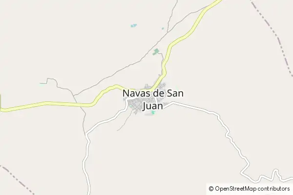 Mapa Navas de San Juan