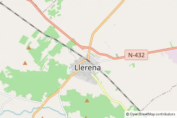 Mapa Llerena