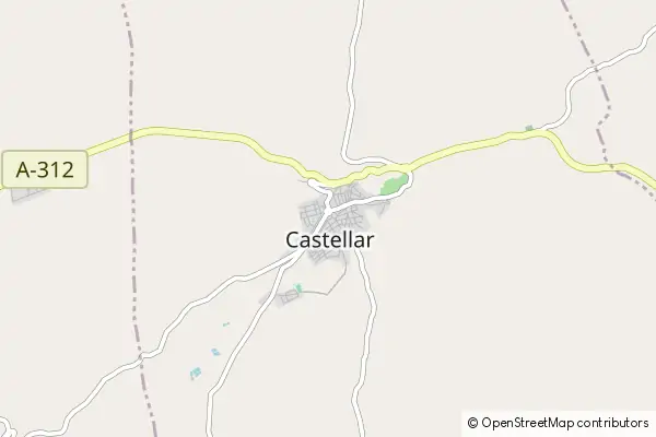 Mapa Castellar de Santisteban