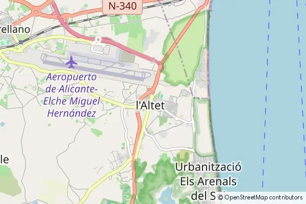 Mapa El Altet