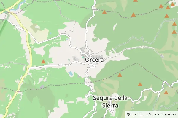 Mapa Orcera