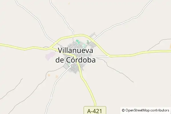 Mapa Villanueva de Córdoba