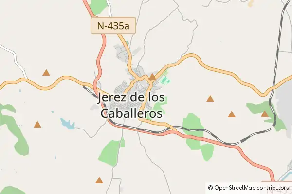 Mapa Jerez de los Caballeros