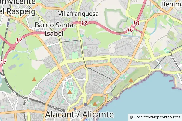 Mapa Benilloba