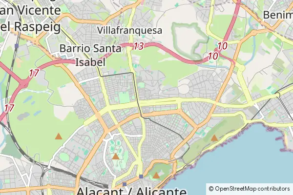 Mapa Muro de Alcoy