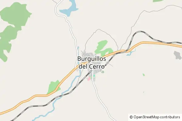 Mapa Burguillos del Cerro