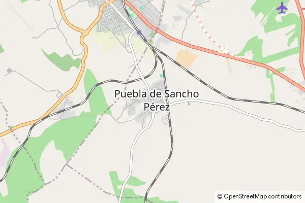 Mapa Puebla de Sancho Pérez