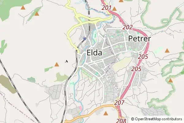 Mapa Elda