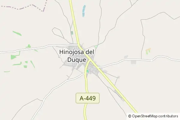 Mapa Hinojosa del Duque