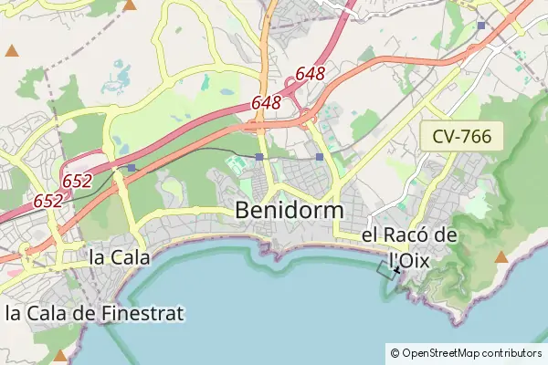 Mapa Benidorm