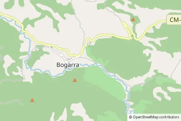 Mapa Bogarra