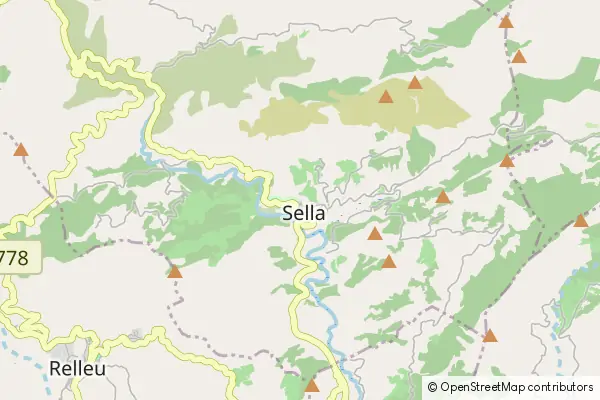 Mapa Sella