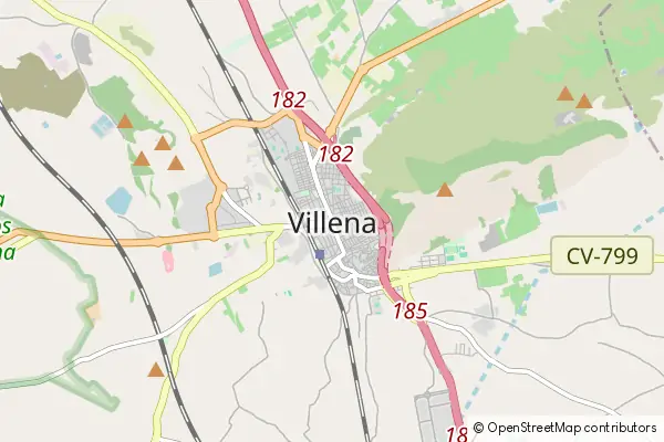 Mapa Villena