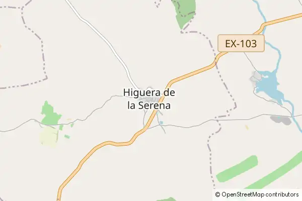 Mapa Higuera de la Serena