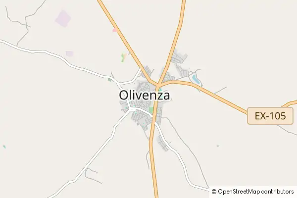 Mapa Olivenza