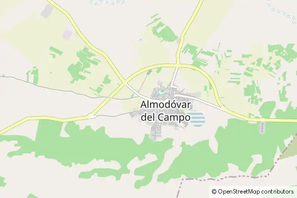 Mapa Almodóvar del Campo