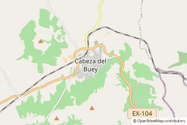 Mapa Cabeza del Buey