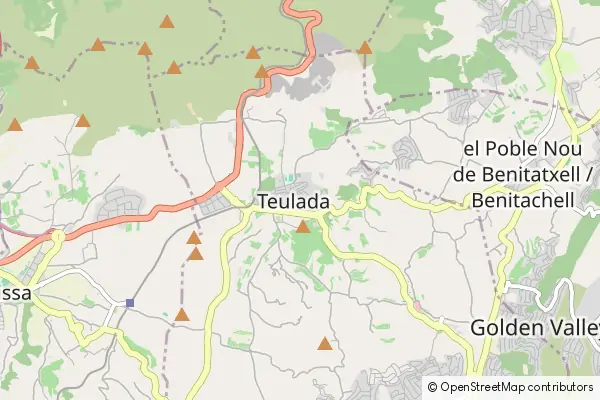 Mapa Teulada