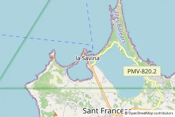 Mapa La Savina