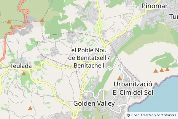 Mapa Benitachell