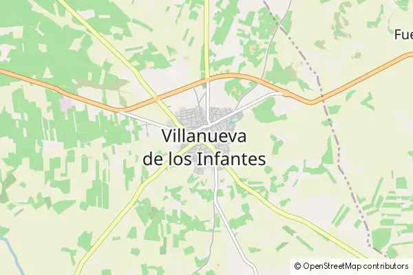 Mapa Villanueva de los Infantes