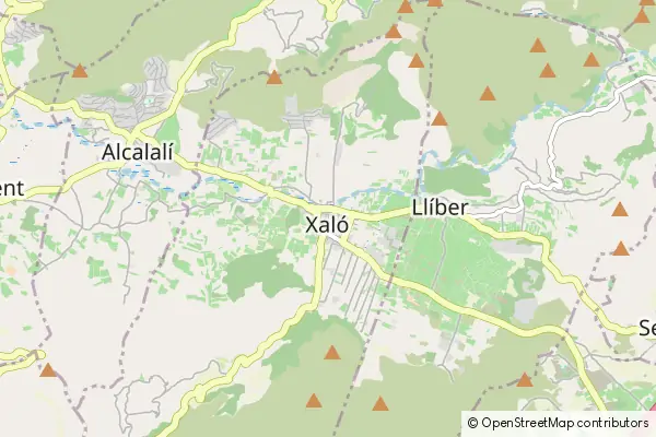 Mapa Xaló