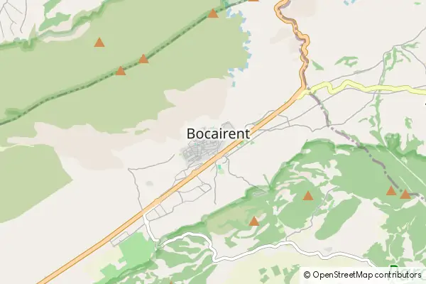 Mapa Bocairente