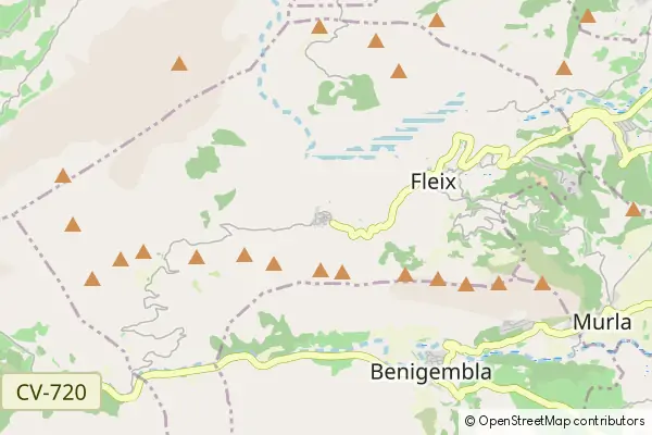 Mapa Benimaurell