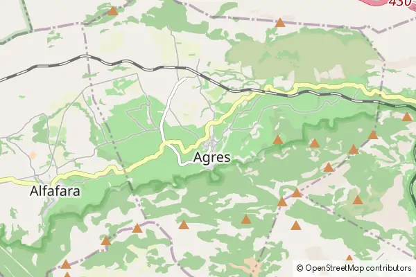 Mapa Agres