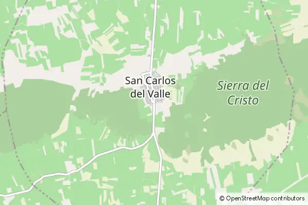 Mapa San Carlos del Valle