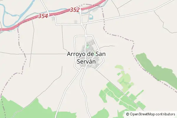 Mapa Arroyo de San Serván