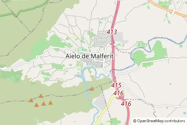 Mapa Aielo de Malferit