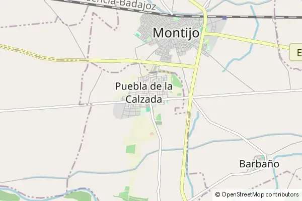 Mapa Puebla de la Calzada