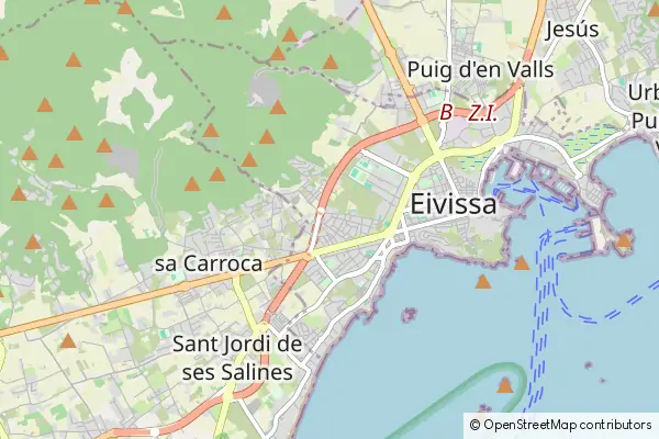 Mapa Sant Carles de Peralta