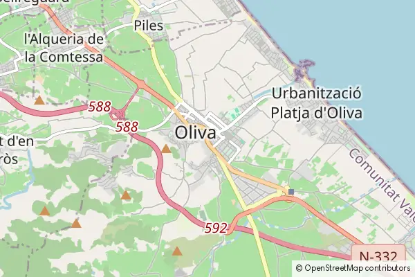 Mapa Oliva