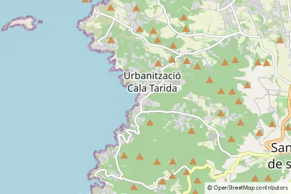 Mapa Cala Tarida