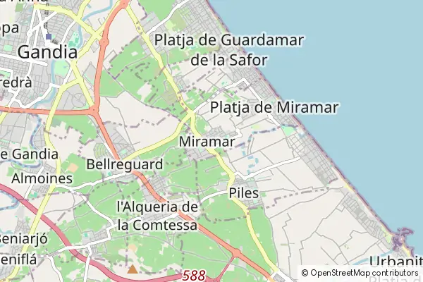 Mapa Miramar