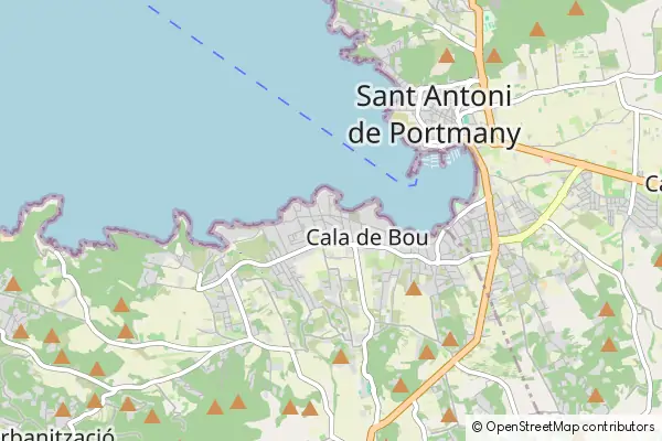 Mapa San Antonio Bay