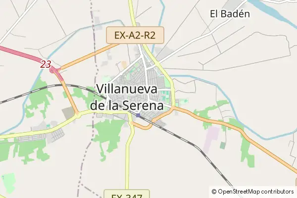 Mapa Villanueva de la Serena